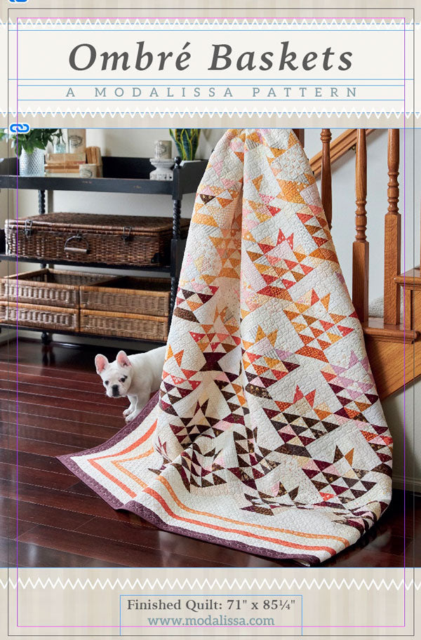 Ombre Baskets Quilt Pattern